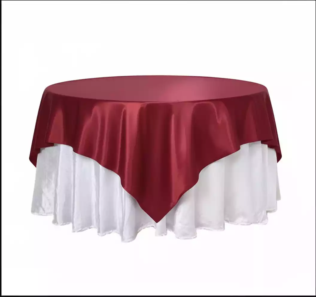 cubre mantel tafeta tornasol